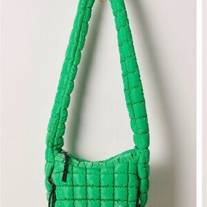 NWT Free People Baby Carryall in Kelly Green
